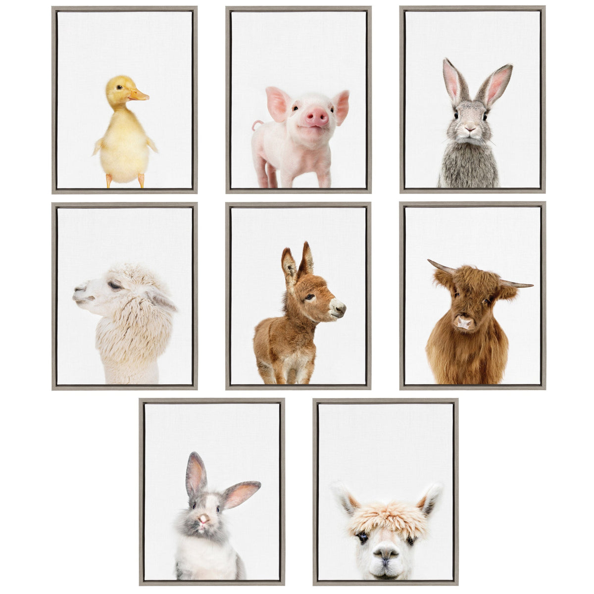 Sylvie Animal Studio Highland Framed Canvas by Amy Peterson Art Studio