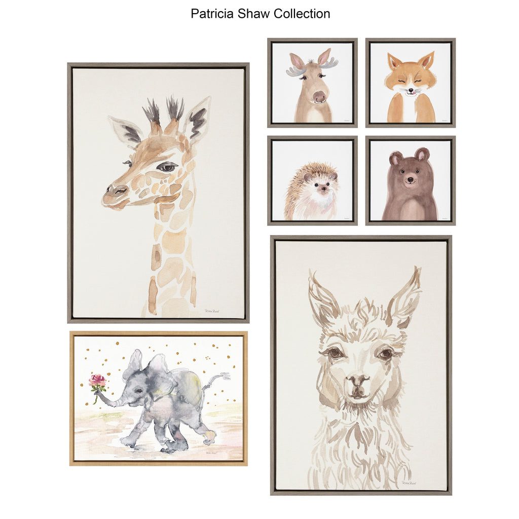 Sylvie Ruscus Framed Canvas by Patricia Shaw