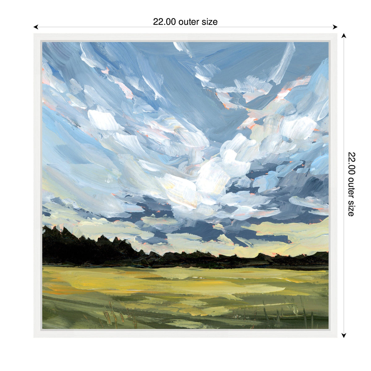 Sylvie Before The Storm Framed Canvas by Emily Kenney