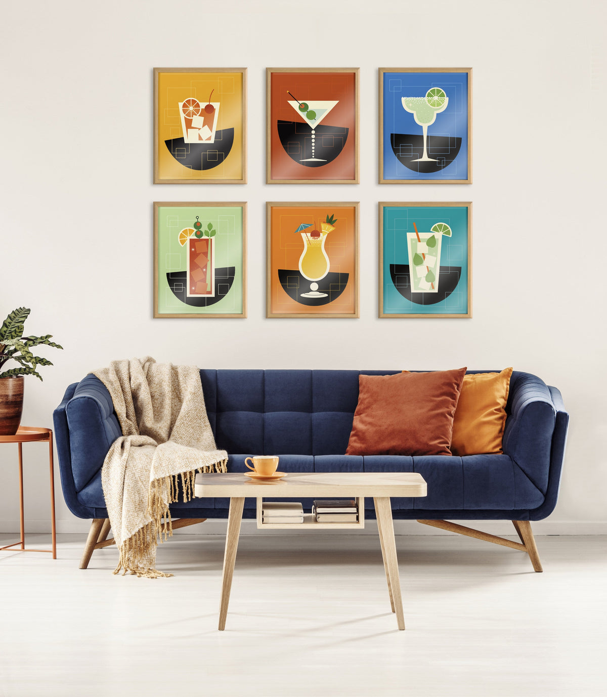 Blake Mojito Framed Printed Art by Amber Leaders Designs
