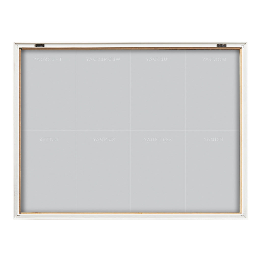 Blake This Week Black Framed Glass Dry-Erase Weekly Planner by The Creative Bunch Studio