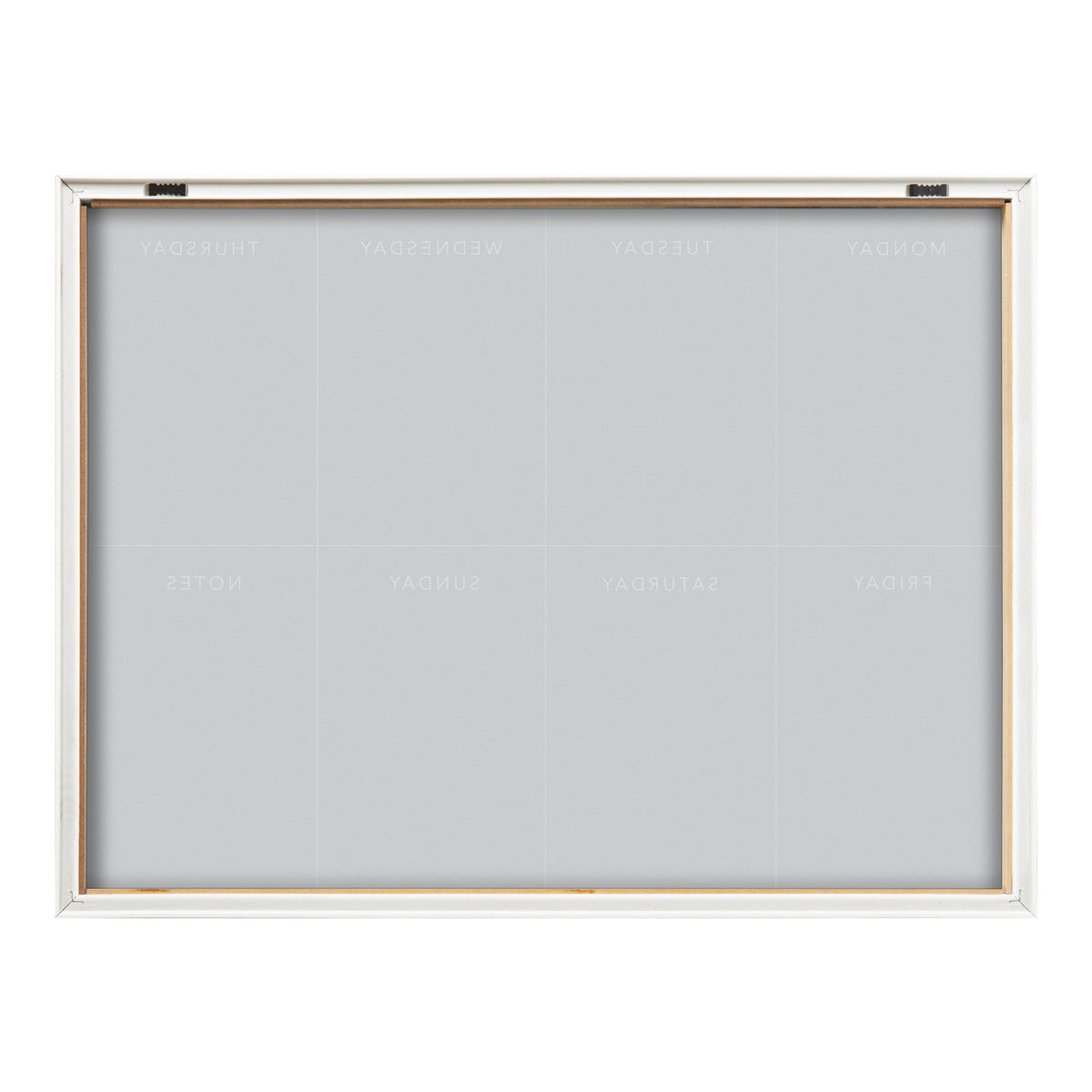 Blake This Week Black Framed Glass Dry-Erase Weekly Planner by The Creative Bunch Studio