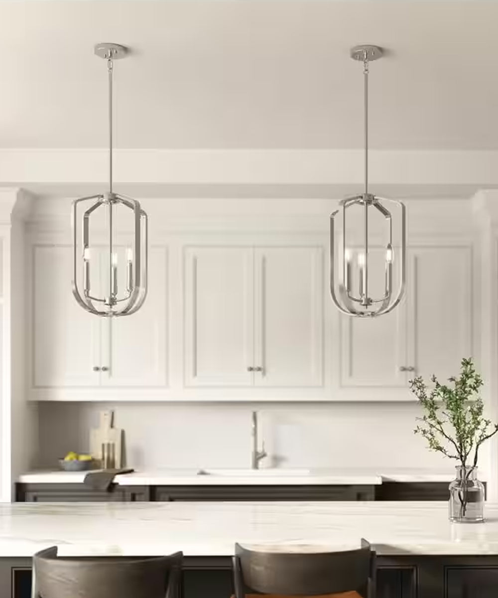 Kichler Ettore 14"W 3-Light Pendant Light Fixture Brushed Nickel Finish