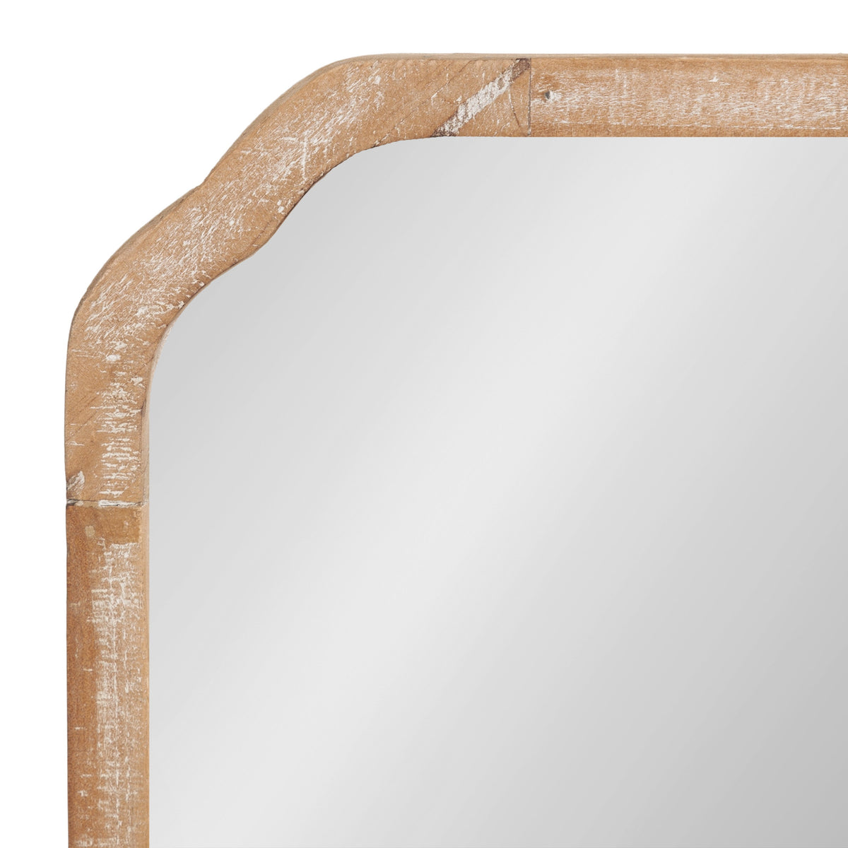 Marston Scalloped Wood Wall Mirrors, Set of 3