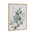 Gallery Modern Minimalist Botanical Watercolor in Muted Teal Print by The Creative Bunch Studio