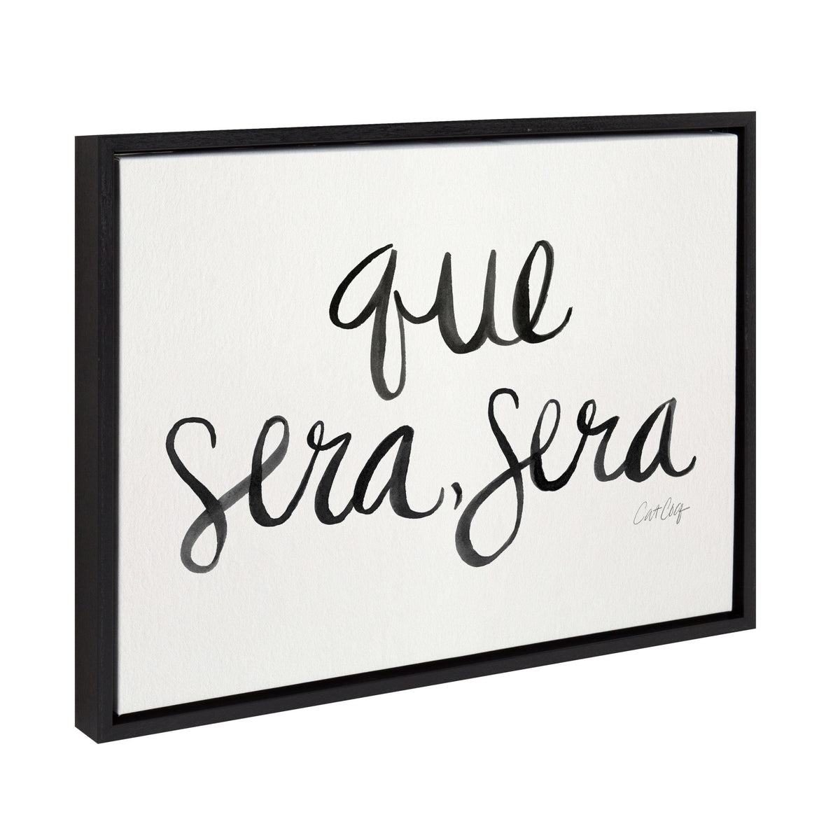Sylvie Que Sera Sera Framed Canvas by Cat Coquillette