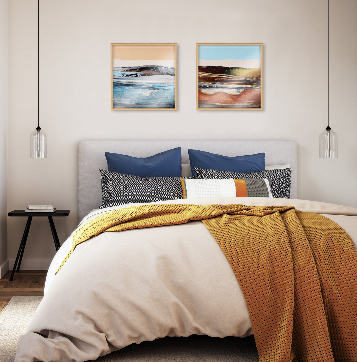 Blake Sonoran Desert Framed Printed Art by Xizhou Xie