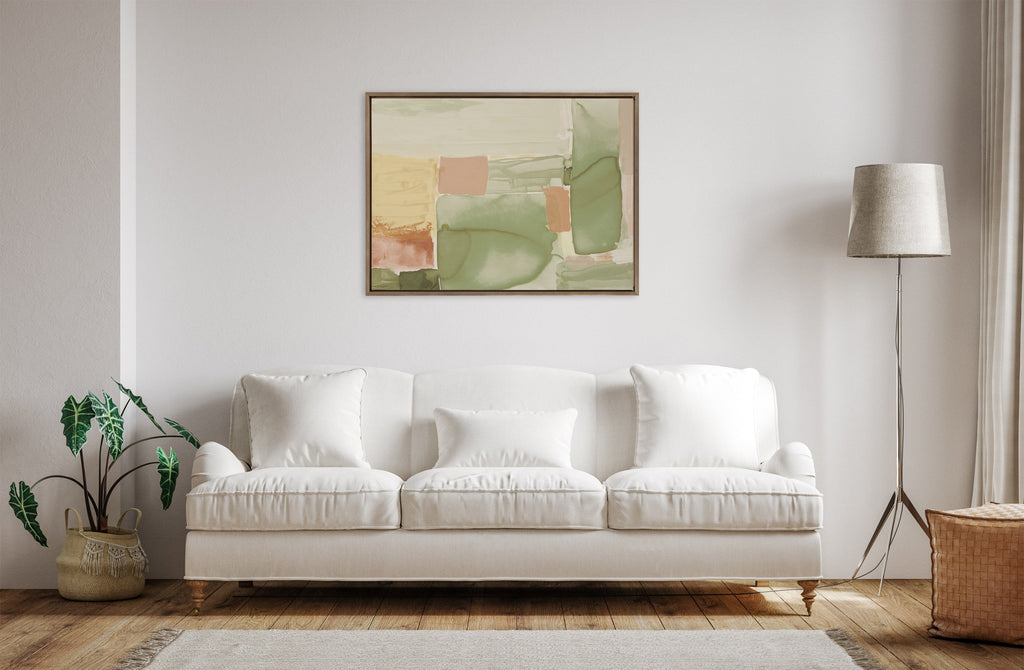 Sylvie United Colors IV Framed Canvas by Amy Lighthall