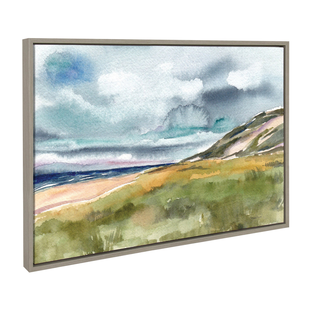 Sylvie Seascape Framed Canvas by Patricia Shaw