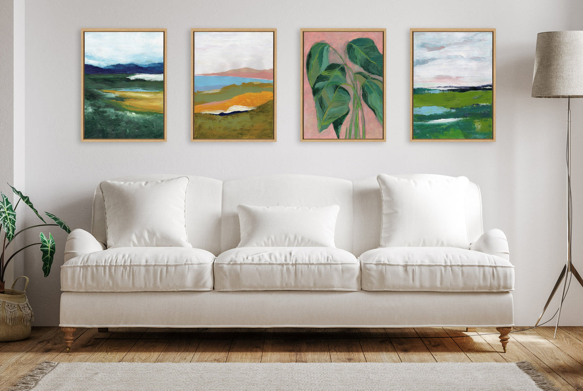 Sylvie Alocasia Framed Canvas by Nikita Jariwala