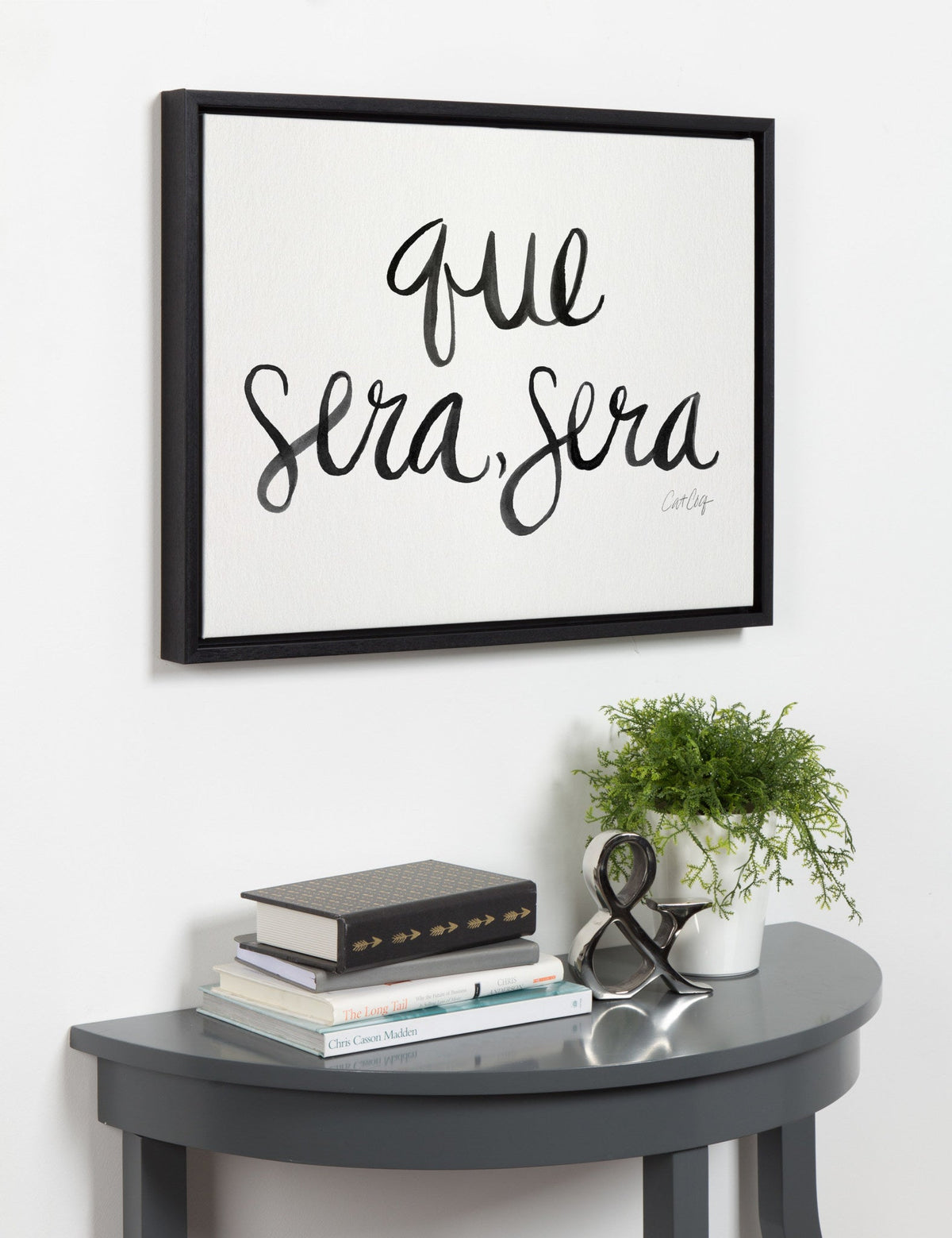 Sylvie Que Sera Sera Framed Canvas by Cat Coquillette