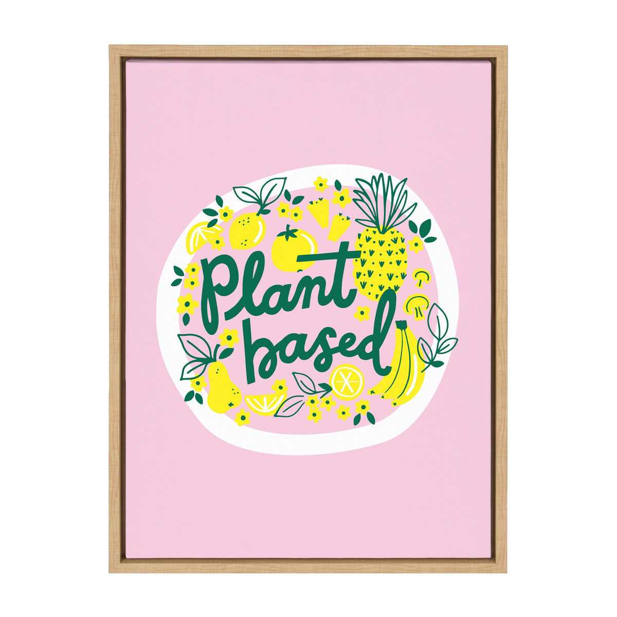 Sylvie Plant Based Framed Canvas by Maria Filar