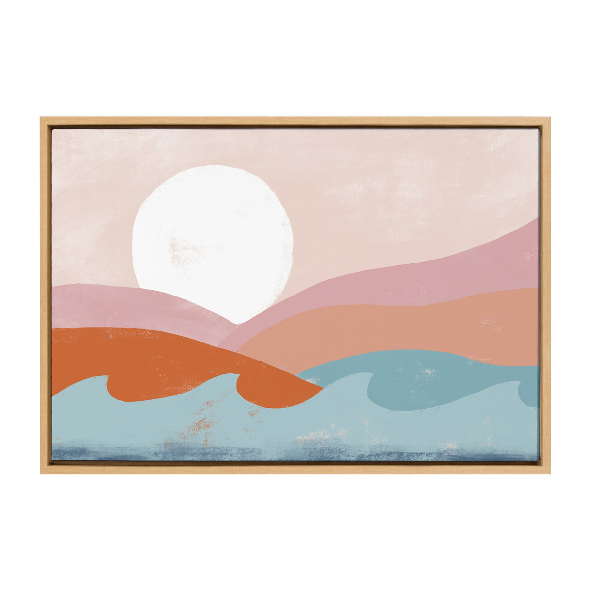 Sylvie Endless Summer Horizontal Framed Canvas by Kate Aurelia Holloway