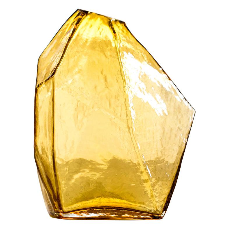 Hand-Blown Glass Vase in Various Colors