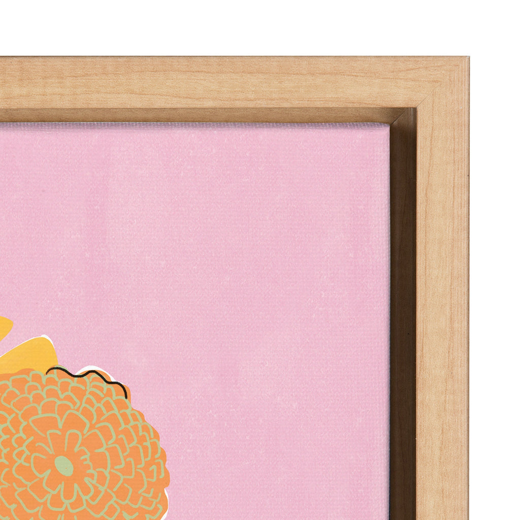 Sylvie Miracle Vase Framed Canvas by Alja Horvat