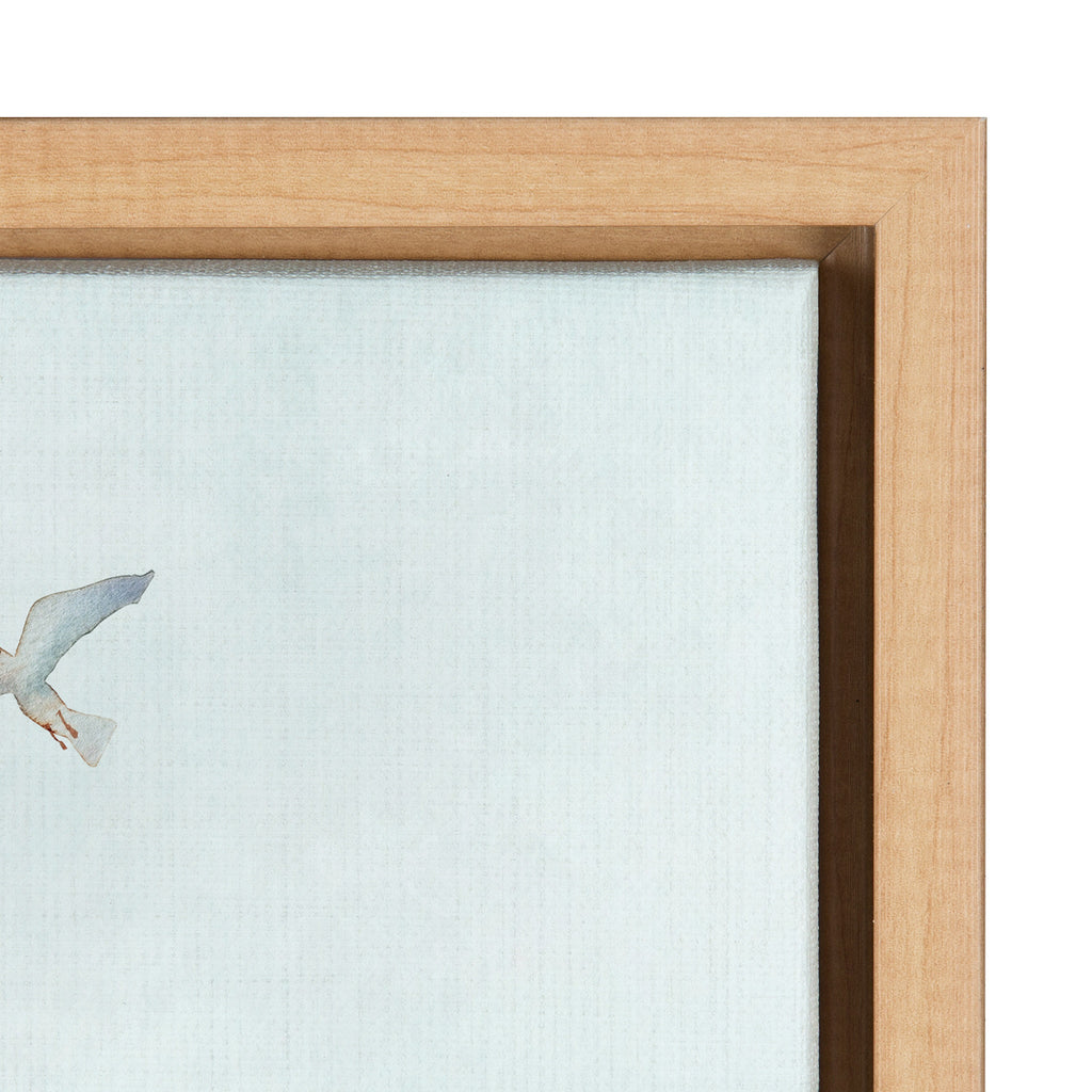 Sylvie Beach II Framed Canvas by Nikki Chu