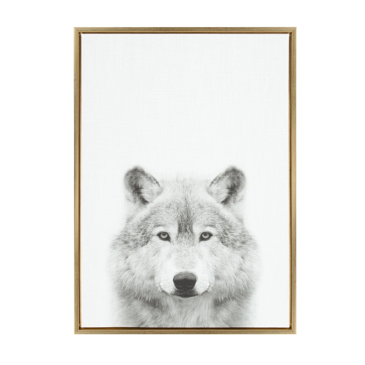 Sylvie Wolf Framed Canvas by Simon Te Tai