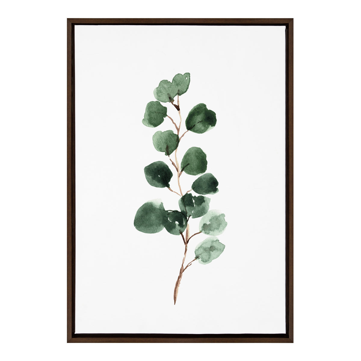 Sylvie Eucalyptus 3b Framed Canvas by Maja Mitrovic of Makes My Day Happy
