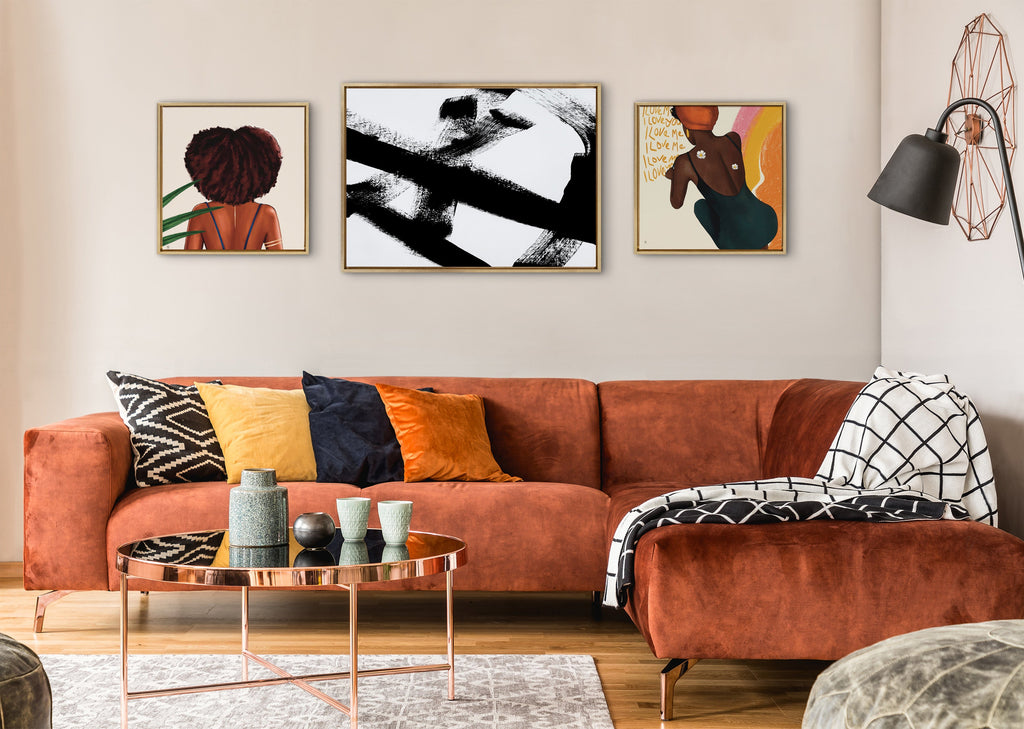 Sylvie Gesture I BW Framed Canvas by Amy Lighthall