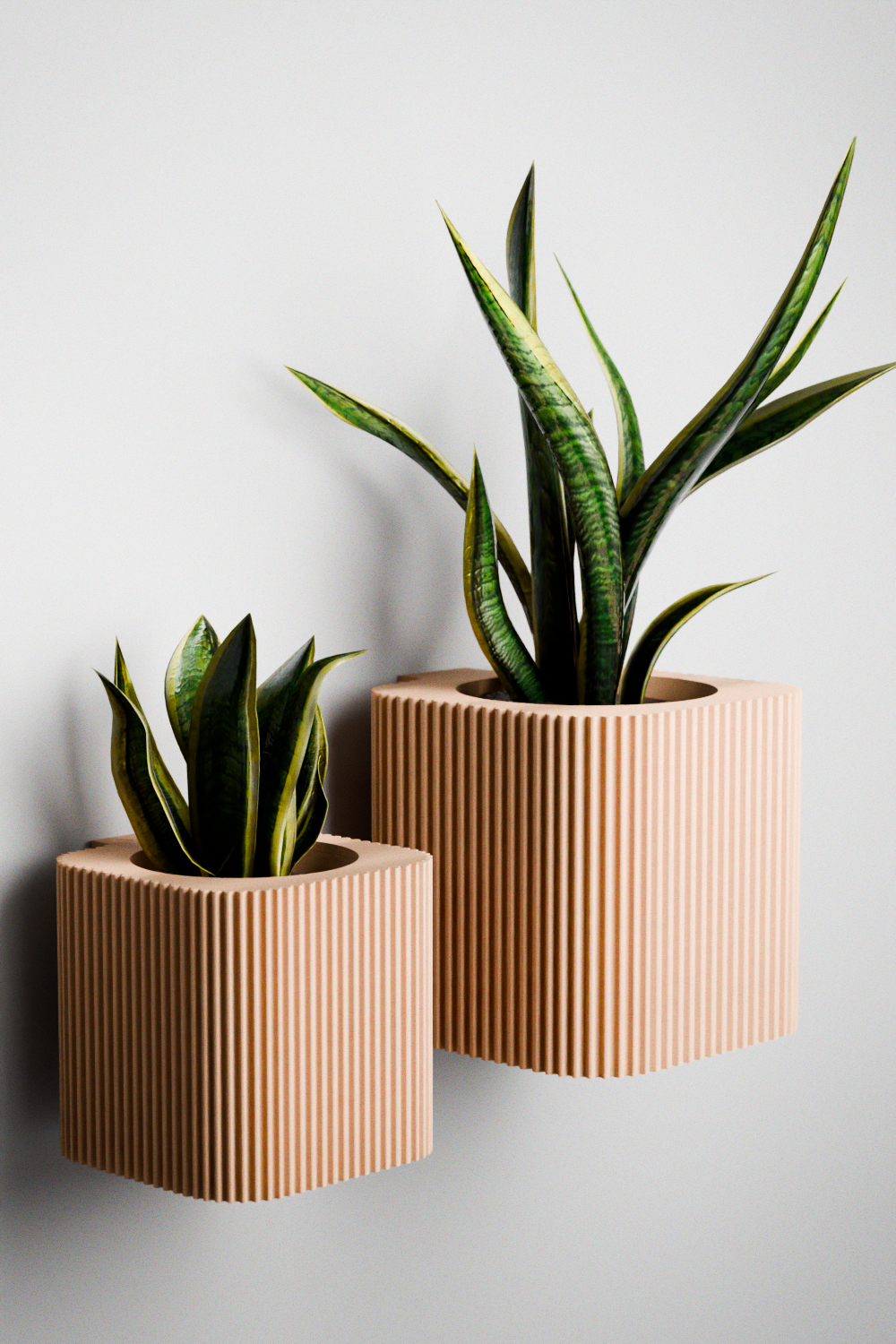 Hanging Box Spiral Planter