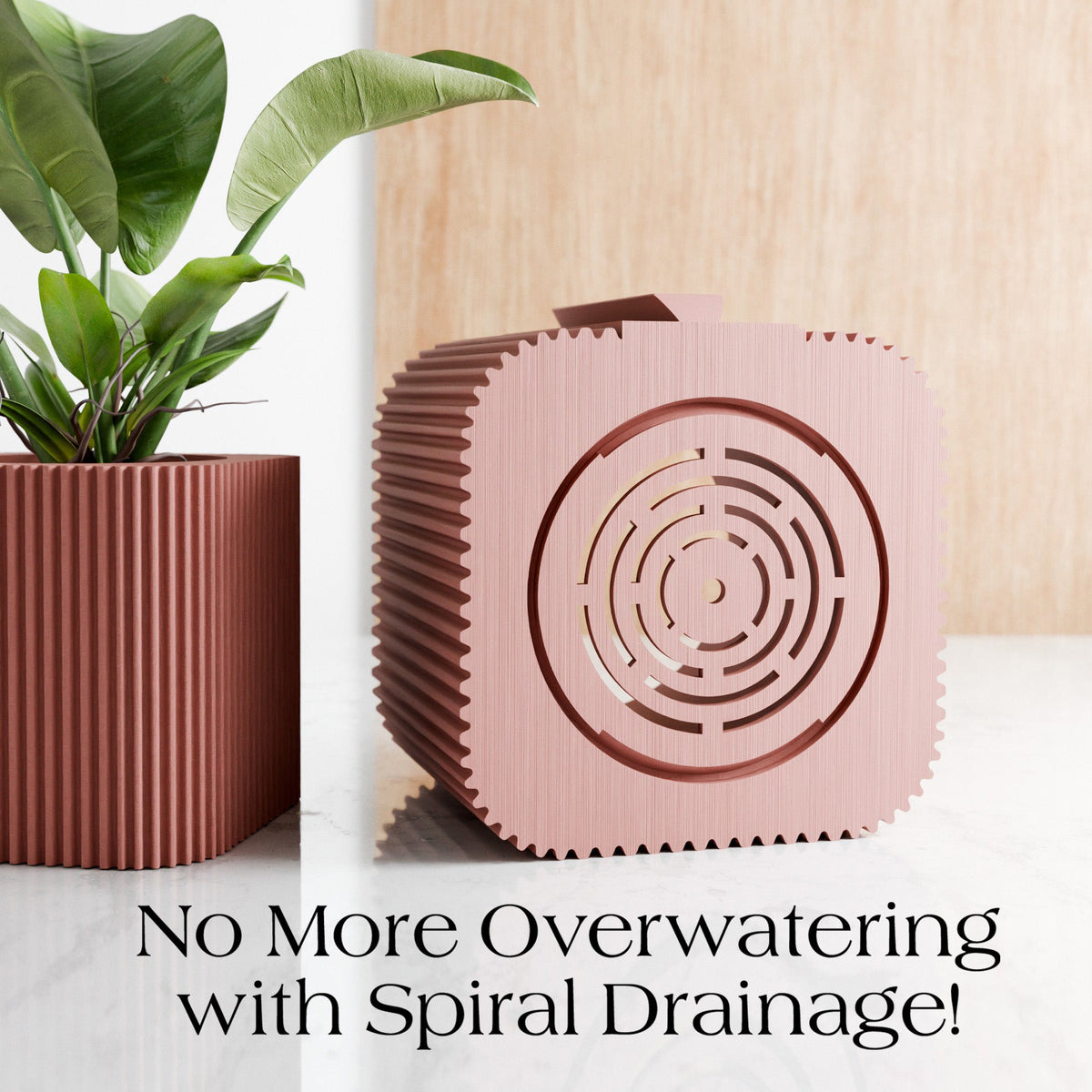 Hanging Box Spiral Planter