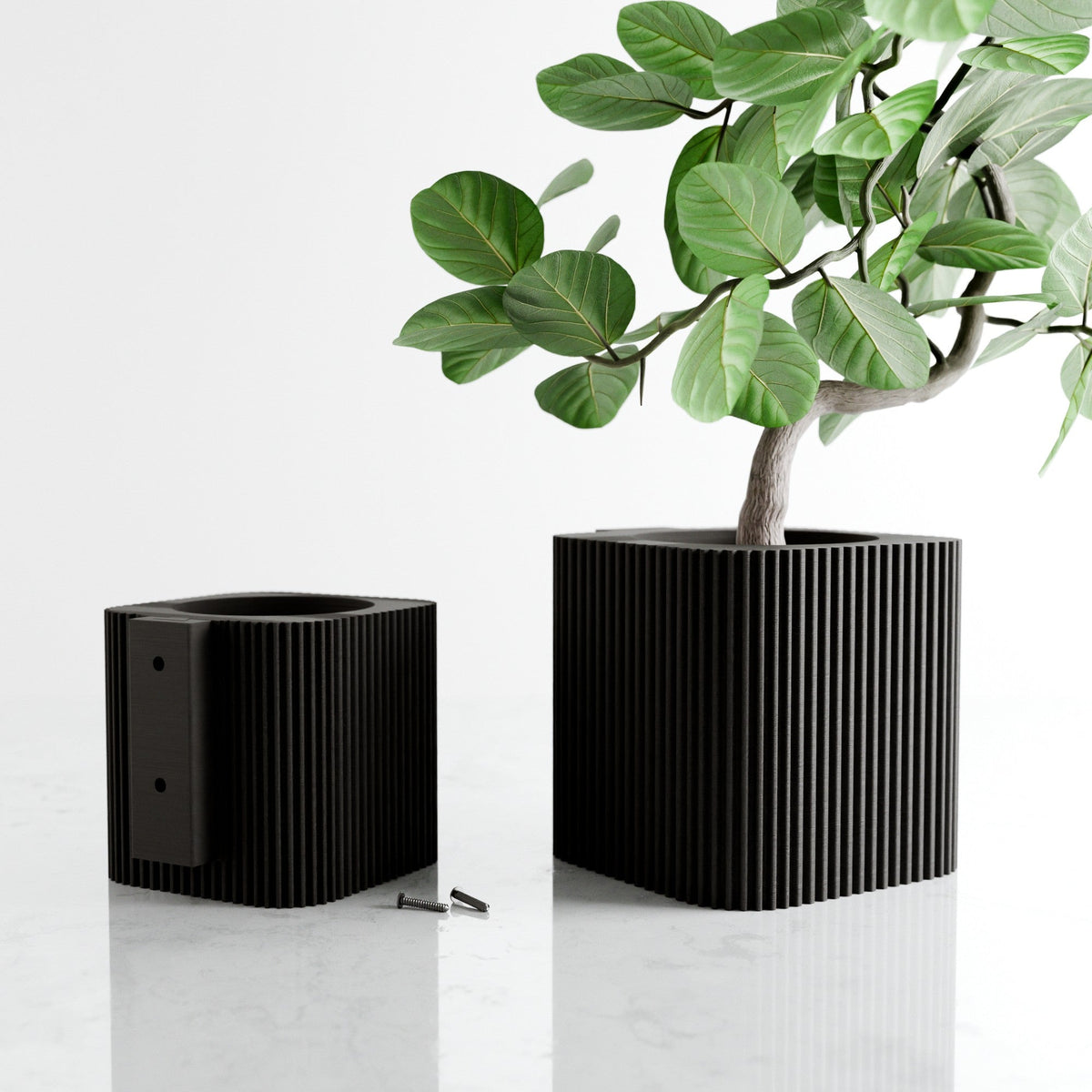 Hanging Box Spiral Planter