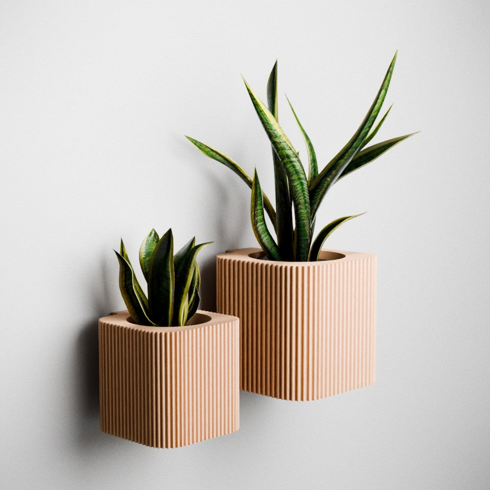 Hanging Box Spiral Planter