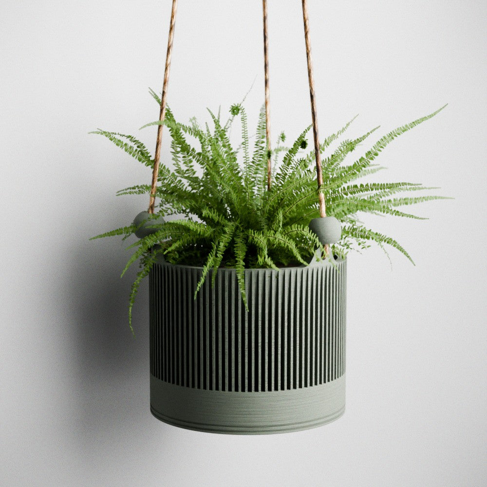 Hanging Sakura Spiral Planter