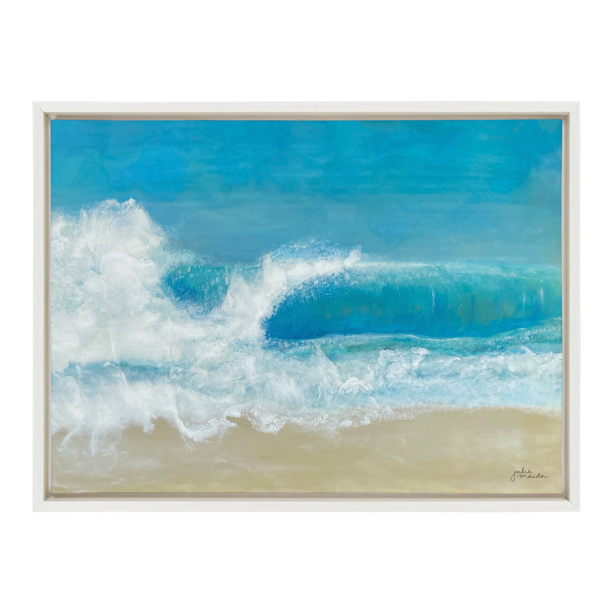 Sylvie Beach Day Framed Canvas by Julie Maida