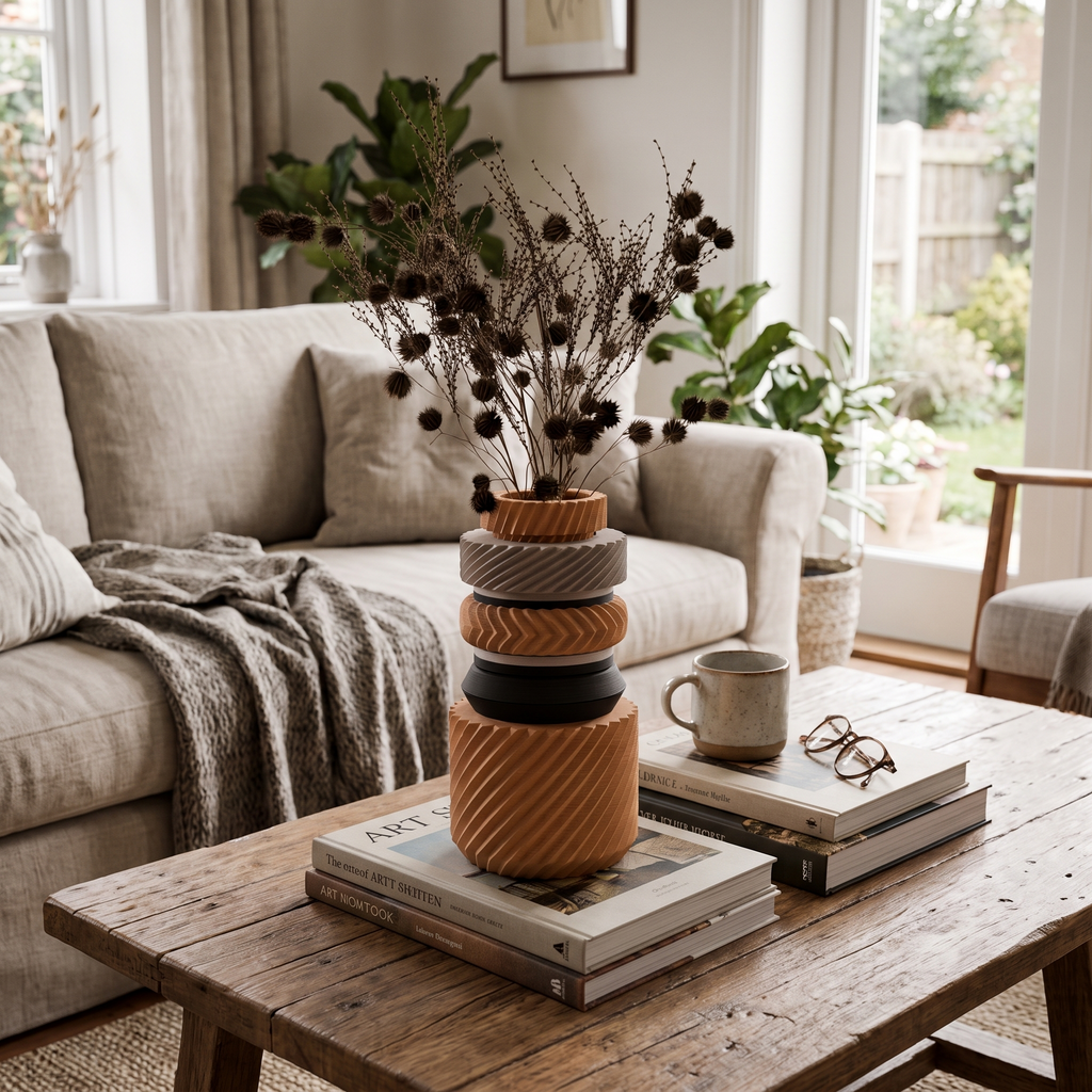Modernized Pottery Wonder Vase