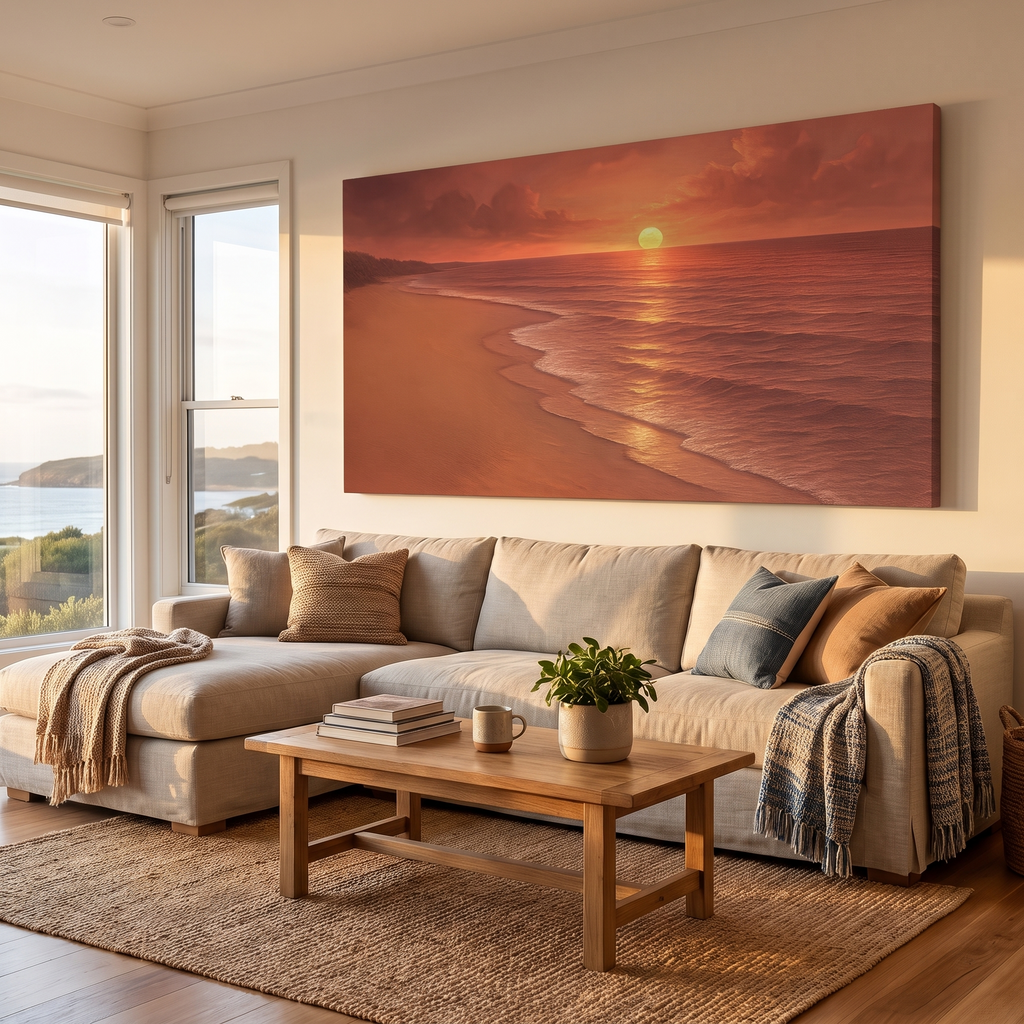 Beach Shoreline Coastal Wall Art VII