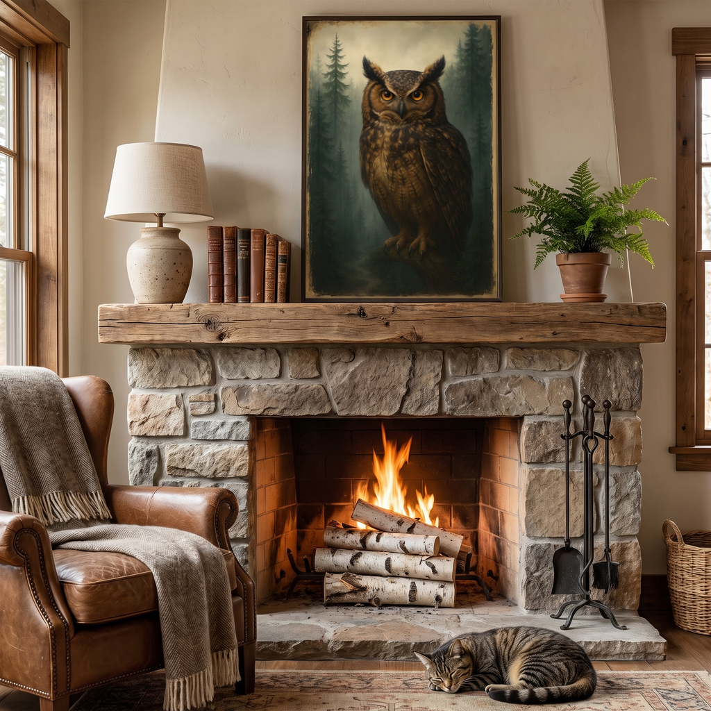 Watcher Of The Woods Owl Wall Art