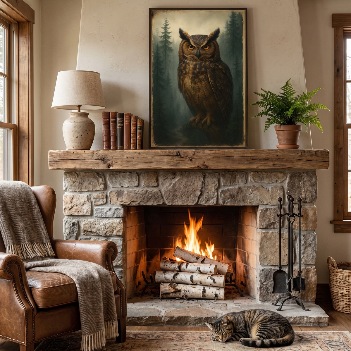 Watcher Of The Woods Owl Wall Art