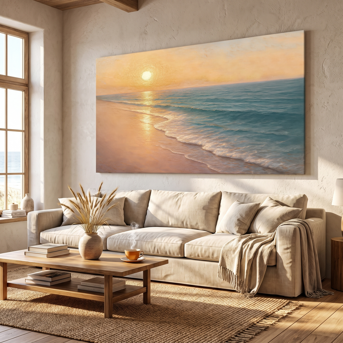 Beach Shoreline Coastal Wall Art IV