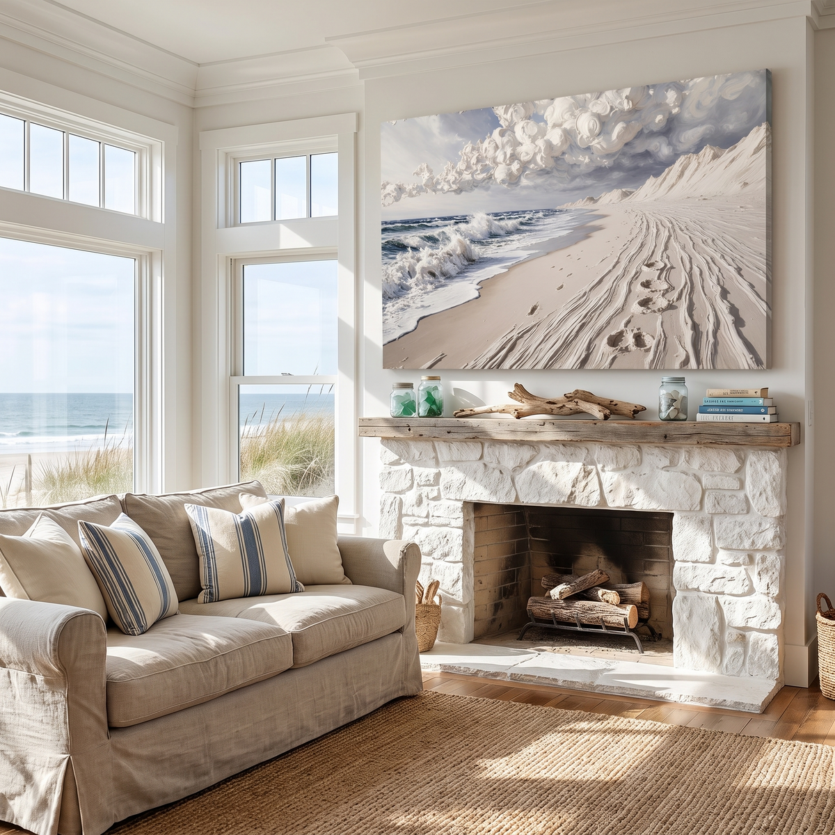 Footprints in the Sand Wall Art