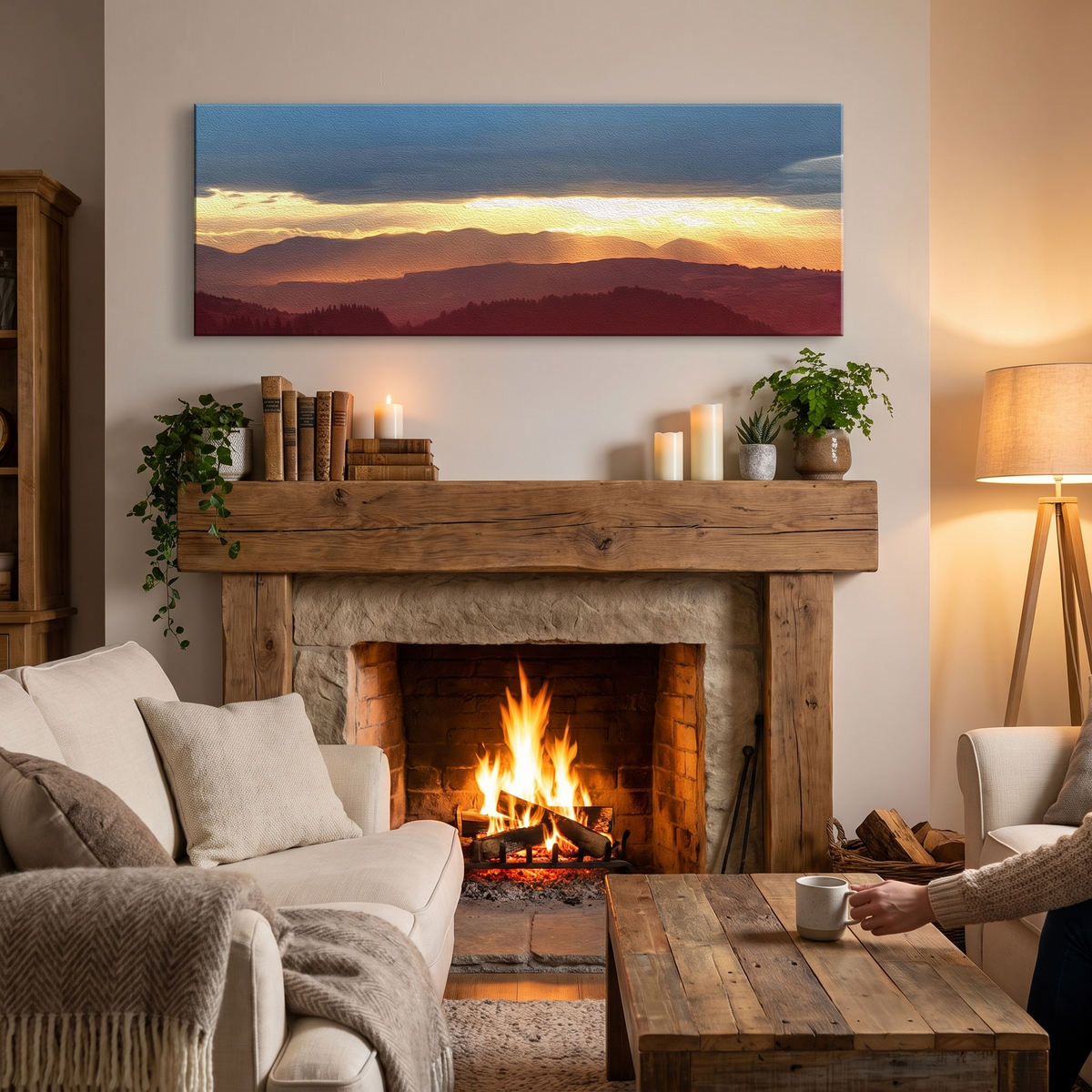 Dear Mountains Canvas Wall Art