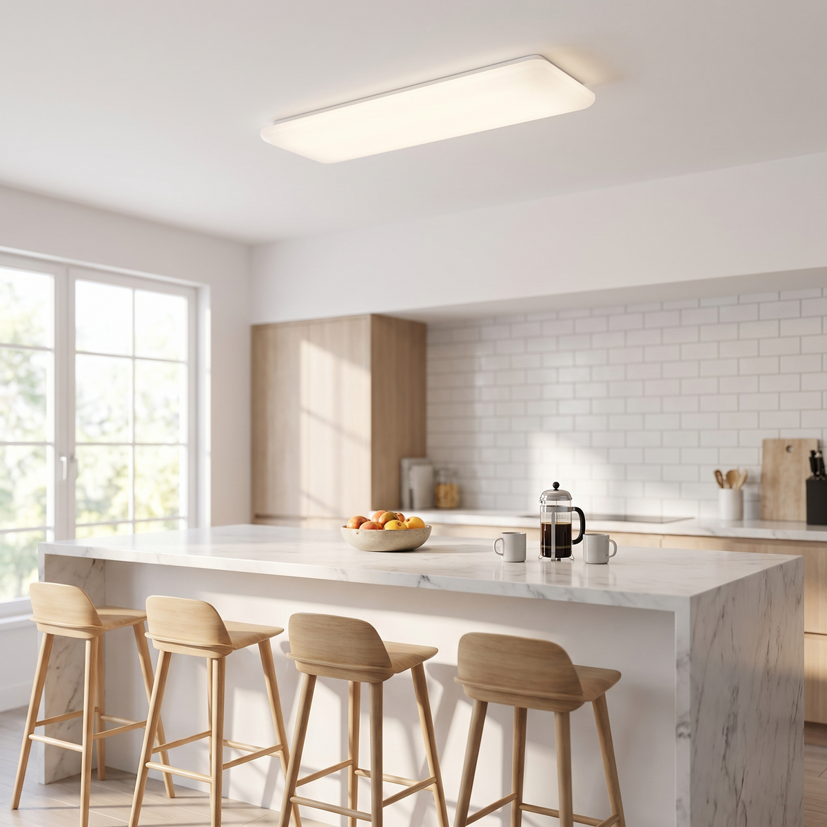 RP Lighting Cloud 1-Light Integrated LED Puff Ceiling Light, 52 inch W, A soft white cloud of light