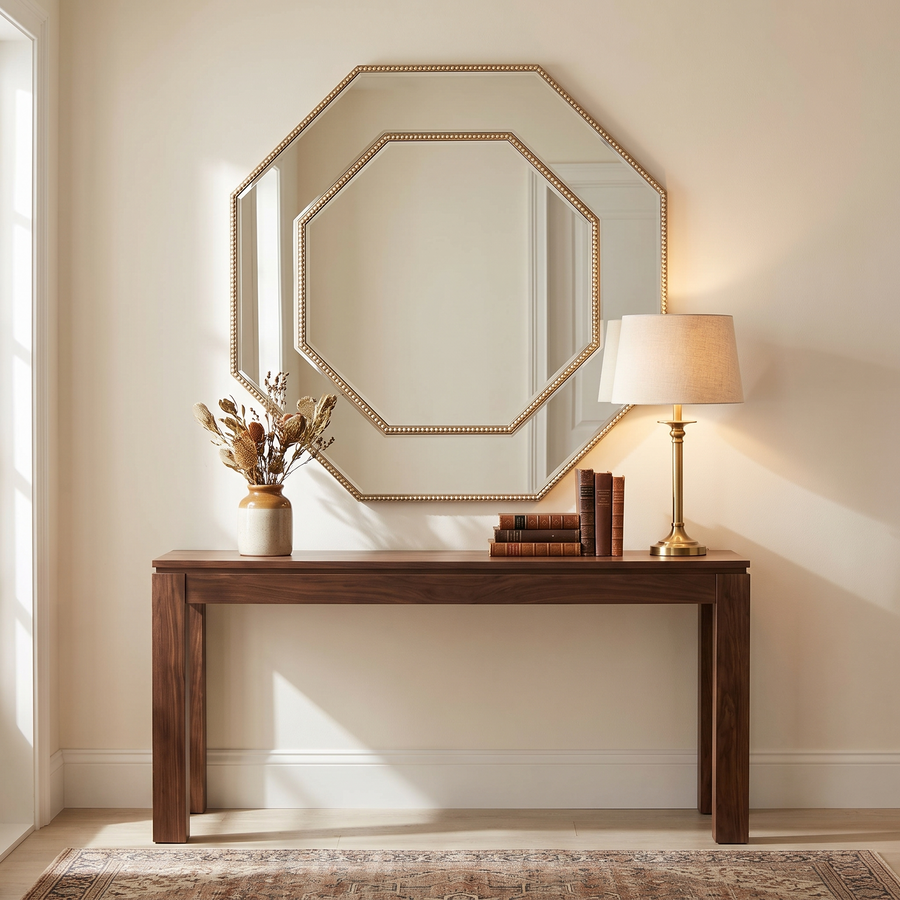 Swellendam Gold Octagonal Mirror
