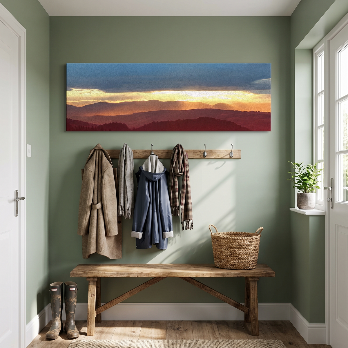Dear Mountains Canvas Wall Art, Ready to hang, ships free