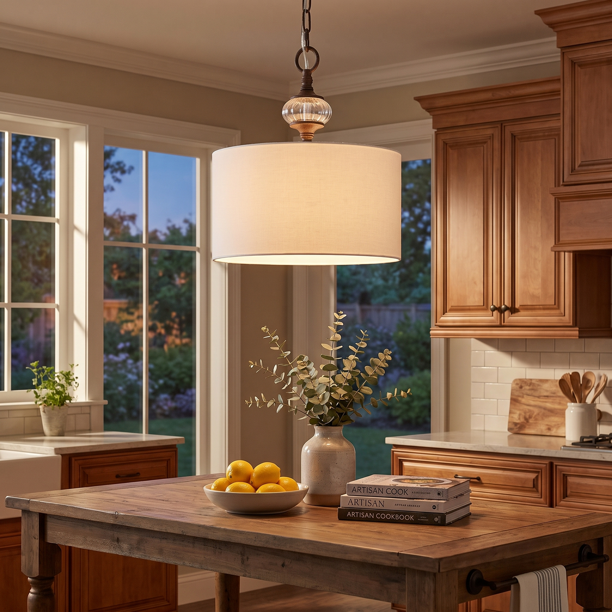 Mico Pendant Light, shown in use