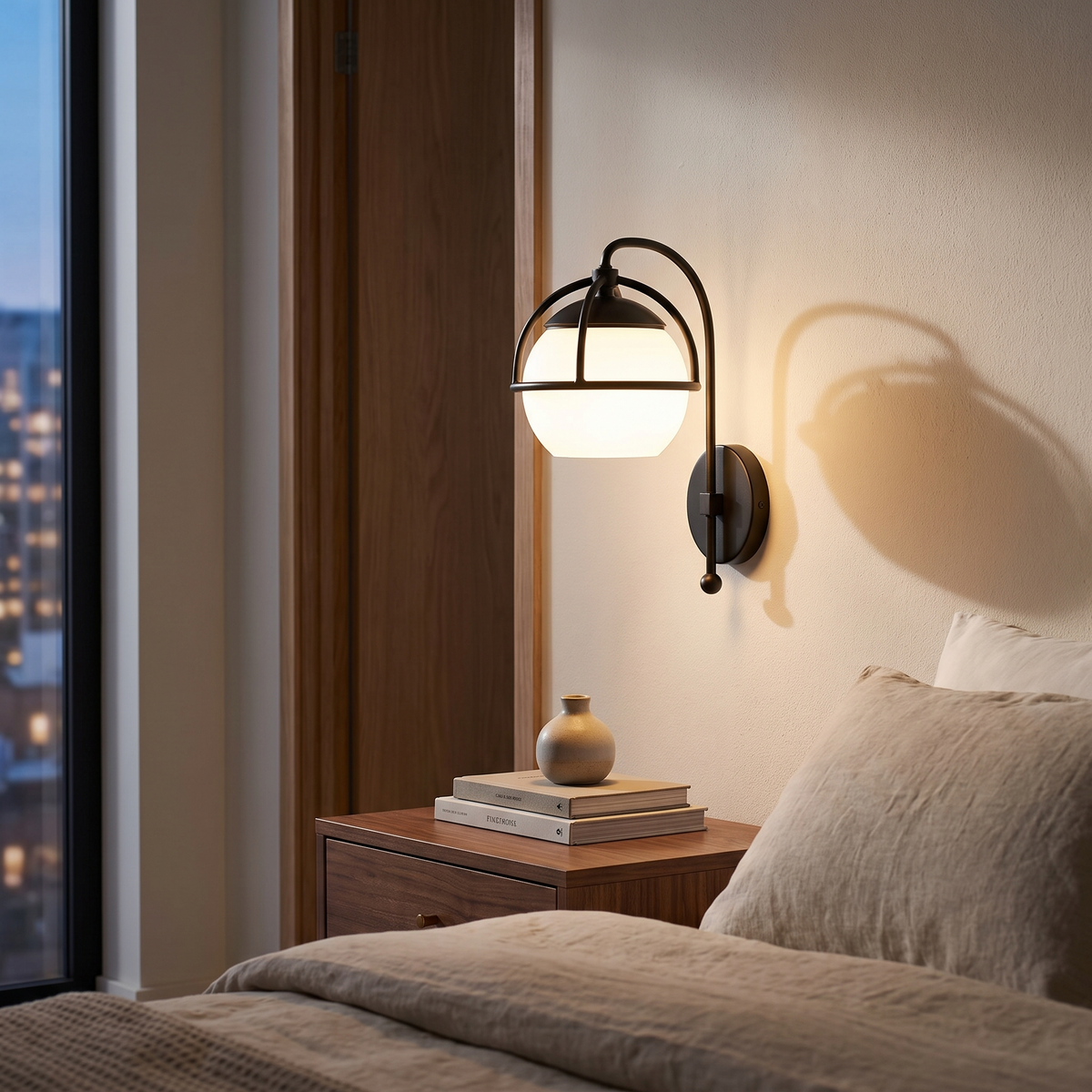 Culmore Wall Sconces, shown in use