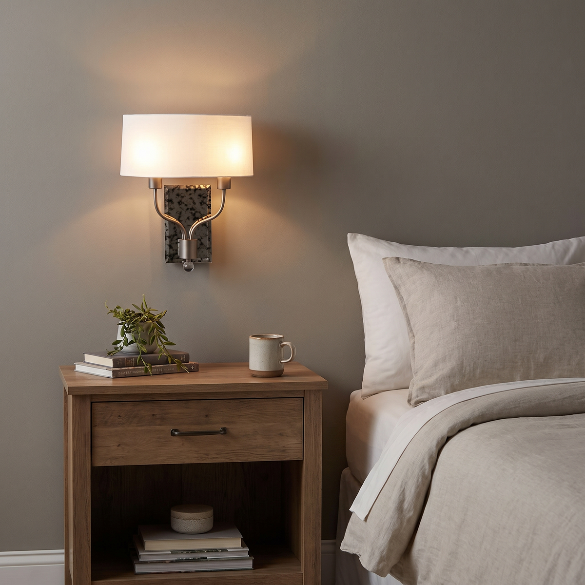 Poquoson Wall Sconces, shown in use