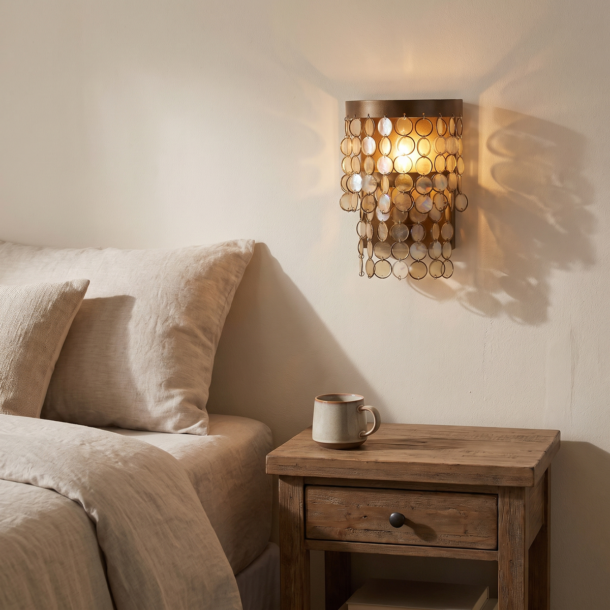 Melvin Wall Sconces, shown in use