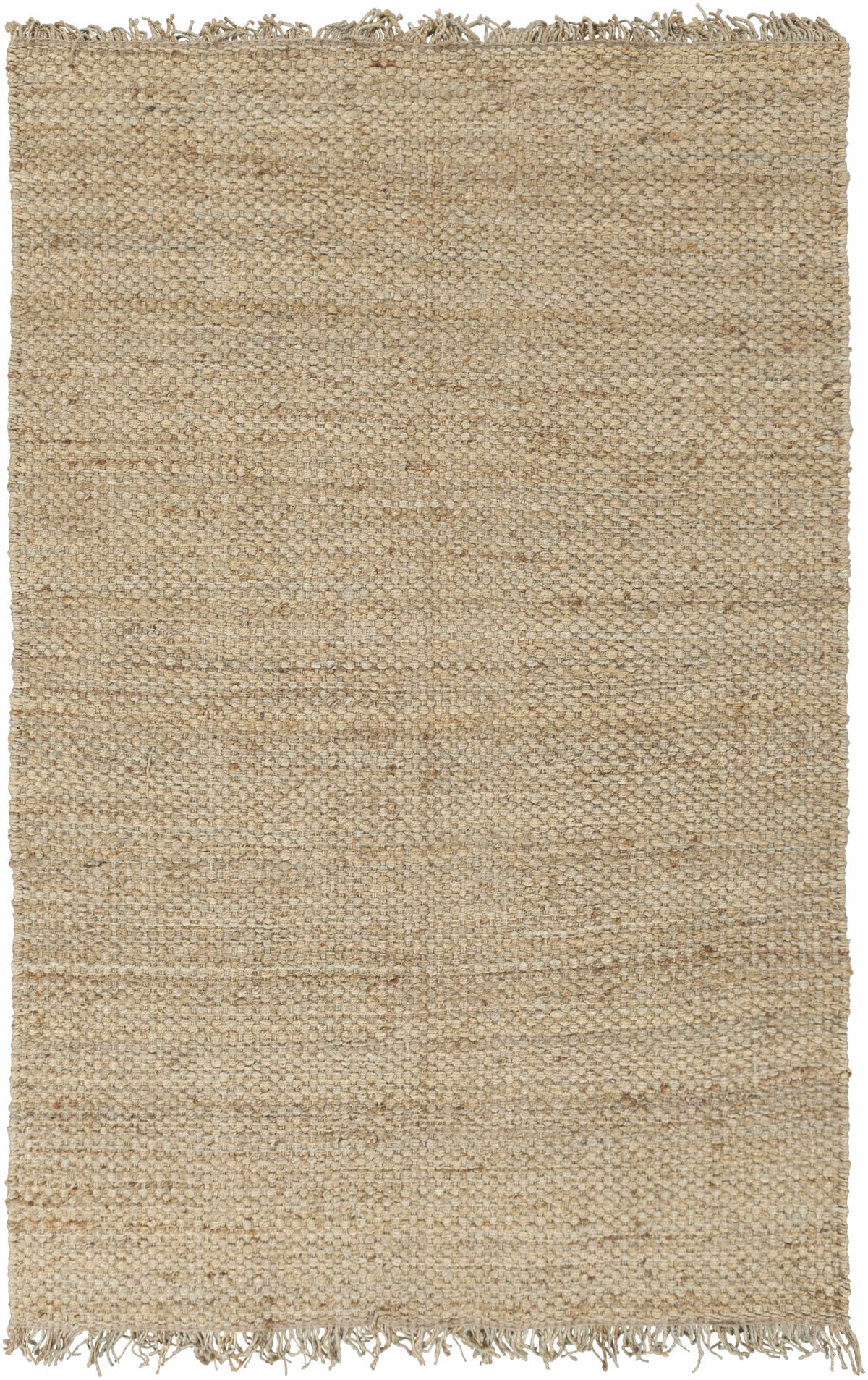 Hovland Hand Woven Natural Jute Rag Rug