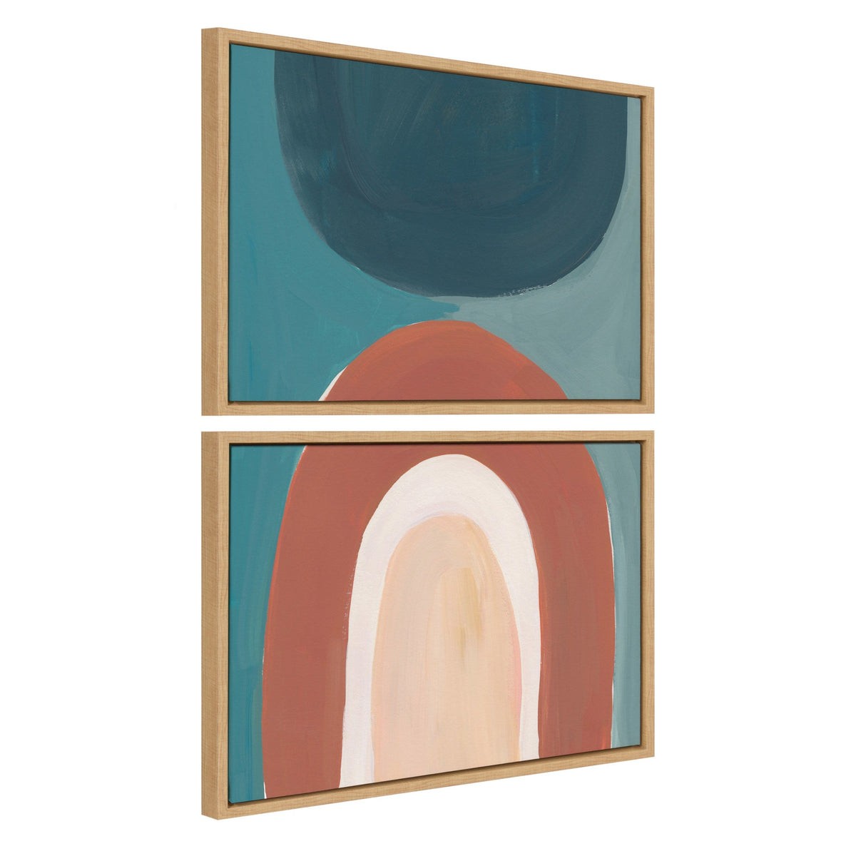 Sylvie Teotitlan Valley Study 1 A and B Framed Canvas Art Set of 2 by Kate Aurelia Holloway