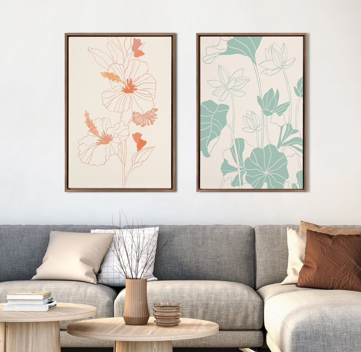 Sylvie Hilo Framed Canvas by Kasey Free