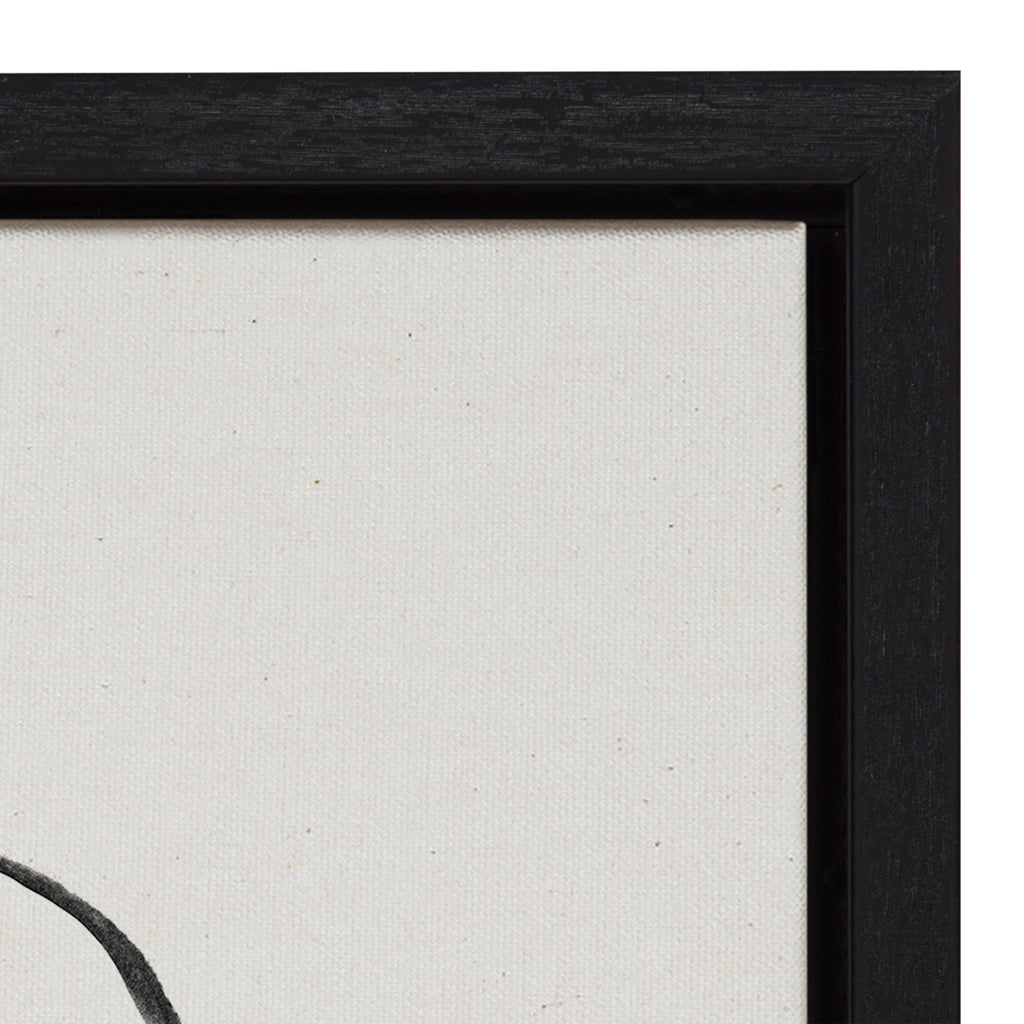 Sylvie Going in Circles Framed Textured Canvas Set of 2 by Teju Reval of SnazzyHues