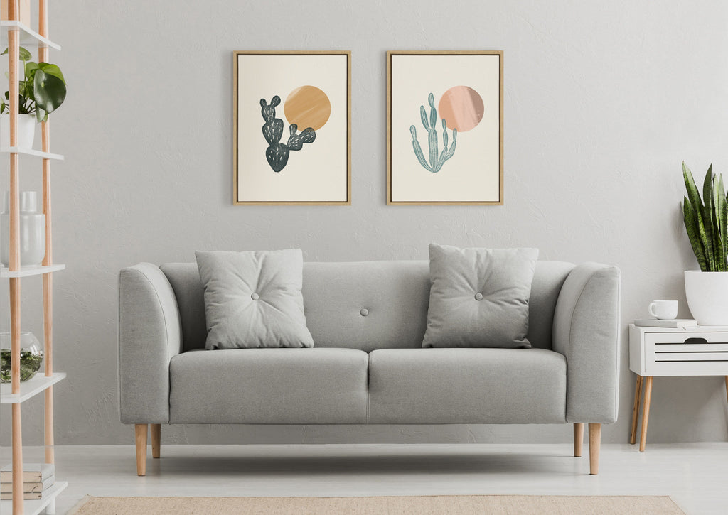 Sylvie Desert Sunrise Framed Canvas by Kate Aurelia Holloway