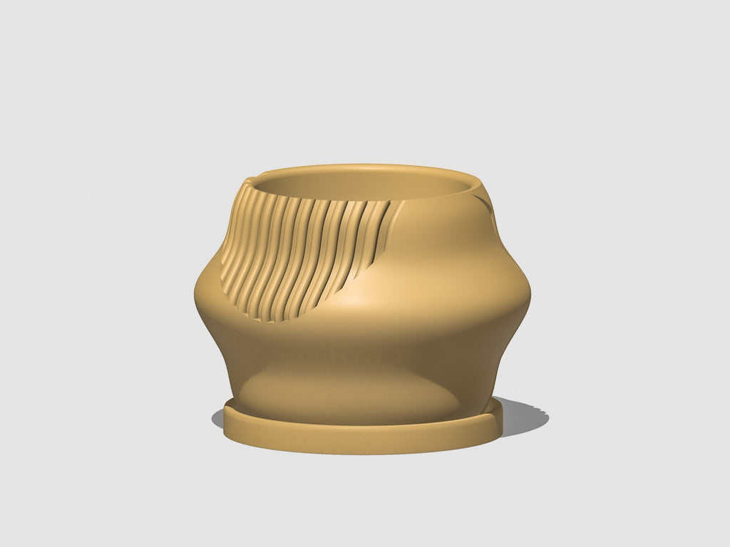 Rorqual Cascade Plant Pot with Drainage