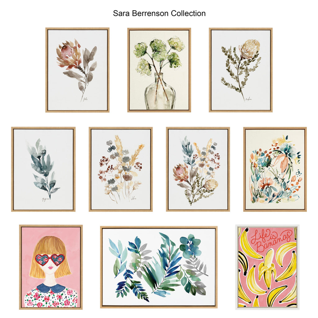 Sylvie Wild Mariposa Framed Canvas by Sara Berrenson